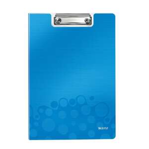 LEITZ A4 "Wow" blue clipboard with a clip and a pattern of circles - Clipboard