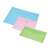 Plic de documente din plastic Panta Plast A4 160 microni cu închidere cu buton, albastru, roz și verde