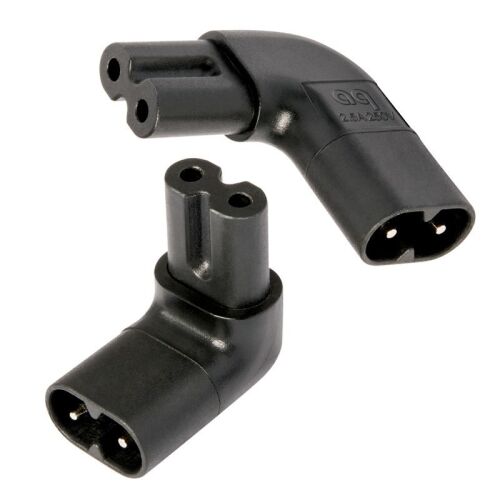 AudioQuest IEC90C7 - 90 Fokos C7/C8 Tápcsatlakozó Adapter 122831580