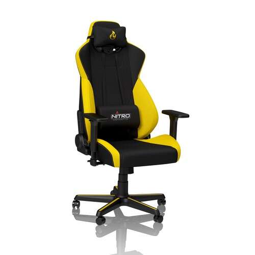 Nitro concepts s300 astral yellow gamer szék - fekete-sárga