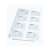 Esselte A4 105 micron 16-pocket clear business card holder