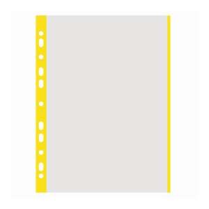 Donau A4 Genotherm, 40 micron, yellow, orange surface, 100 pieces - Document wallet