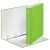 LEITZ "Wow" A4 Maxi 40 mm D-shaped 4 ring binders with green glossy ring binders 58253818