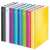LEITZ Wow D-ring binders in various colors, yellow, white, purple, blue, green, pink, black