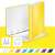 LEITZ Wow A4 Maxi 40 mm D-ring binder, yellow, with color options