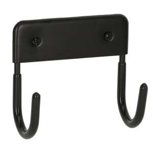 Black steel ironing board holder, 15 kg capacity