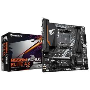 GIGABYTE B550M AORUS ELITE AX motherboard with box - Motherboard