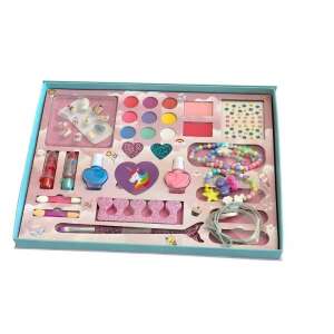 Fantasy Magic Makeup Set for Kids with Unicorn Design, Includes Eyeshadows, Lipsticks, Nail Polish, and Accessories - Vanity Table, Makeup Set, Fragrance