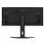 GIGABYTE MO34WQC 34 inch curved OLED gaming monitor, back view