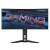 GIGABYTE MO34WQC 34 inch curved OLED gaming monitor, front view