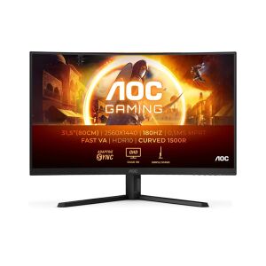 AOC G4 32-inčni zakrivljeni QHD gaming monitor, prednji pogled - Monitor
