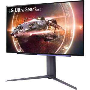 LG Electronics 27GS95QX-B.AEU UltraGear™ Gaming OLED monitor 27" (67,32 cm), 2560 x 1440, 16:9, 0,03 ms GtG, 40 Hz, HDR10, NVIDIA G-Sync™, AMD FreeSync™ - fekete (27GS95QX-B.AEU)