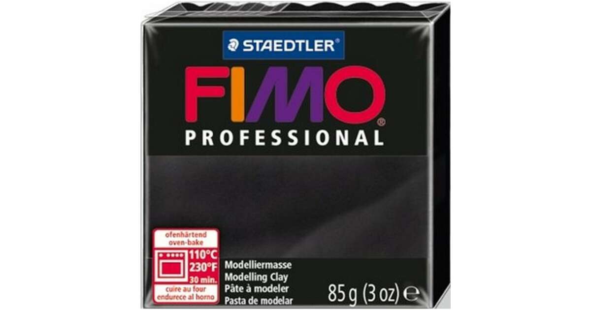 Staedtler : Fimo Professional : Large Block : 454g Black - Fimo :  Professional - Fimo - Brands