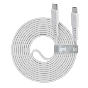 RIVACASE USB-C - USB-C kábel, 2,1 m, fehér - RIVACASE