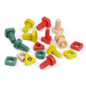 Oktatójáték a motoros készségek fejlesztésére Eco Csavarok és anyák