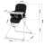 Ricokids NUCO black high chair dimensions