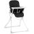 Ricokids Nuco high chair, black seat, white frame