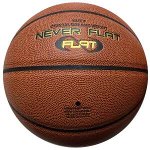 Never Flat kosárlabda, hivatalos méret és súly, narancssárga, PU bőr - Kosárlabdázás
