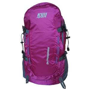 KUBI Sport Mountains Túrahátizsák - Bordópiros - 40 Liter