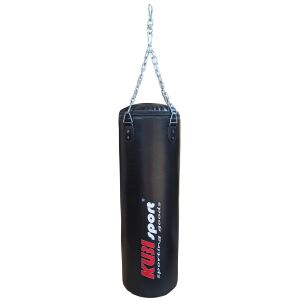 Kubi Sport 80cm Black Punching Bag - Punching Bag and Boxing Glove