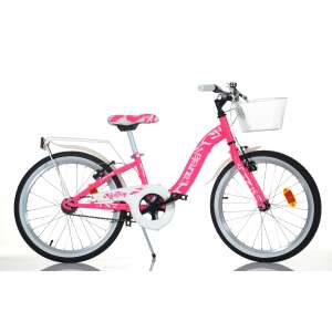 Dino Bikes pink girls bike, 20 inch, with basket - Dino Bikes
