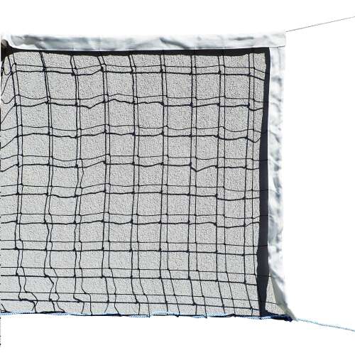 Cseh Röplabdaháló - Acélkábeles - 10x1m - Fekete