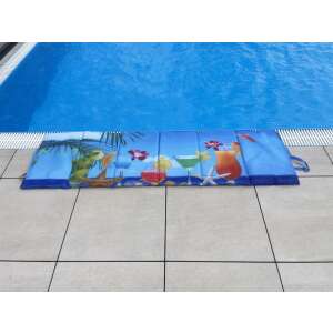 Foldable Long Beach Lounger - Printed Beach Bar 103664003 - Sun Lounger & Deck Chair
