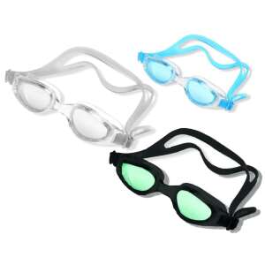 Effea competition swimming goggles with large lenses, available in clear, blue and green - Swimming