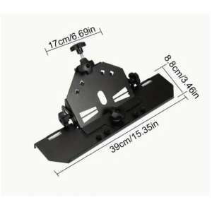 45-Grad-Winkelschleifer-Werkzeugadapter, 115/125 und 100 Typ Winkelschleifer, schwarzes Metall, einfach zu bedienen, langlebig, praktisch - Zubehör für Schleifmaschinen