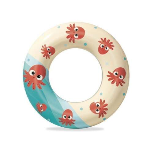 Bestway Inel gonflabil de înot cu Octopus pentru copii, 61 cm, Inel de înot pentru bebeluși, sigur și distractiv