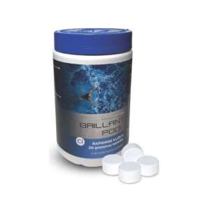 Brillant Pool Rapid Mini Klór tabletta, 1 kg-os kiszerelés klórtablettákkal - Klór tabletta