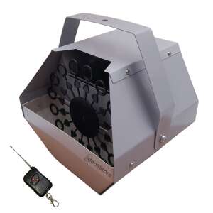 IdeallStore bubble machine, remote control, silver, 1 liter - Party Decoration