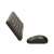 Logitech MK220 Wireless Keyboard and Mouse Combo, black, QWERTY layout, side view
