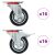 vidaXL Önbeálló Görgőkészlet - 32 db - 75 mm 103692442