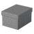ESSELTE Home storage box, small size, grey, geometric pattern