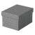 ESSELTE Home storage box, small size, grey, geometric pattern