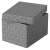 ESSELTE Home storage box, small size, grey, geometric pattern, open lid