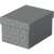 ESSELTE Home storage box, small size, grey, geometric pattern
