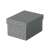 ESSELTE Home storage box, small size, grey, geometric pattern