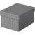 ESSELTE Home storage box, small size, grey, geometric pattern