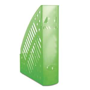 DONAU Transparent Green Plastic Magazine File, A4 Size, 70mm - Magazine file