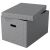 Esselte Home L size gray storage box with slightly open lid