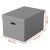 Esselte Home L size gray storage box dimensions