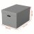 ESSELTE Storage box, size L, ESSELTE "Home", grey 99649616