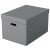 ESSELTE Storage box, size L, ESSELTE "Home", grey 99649616