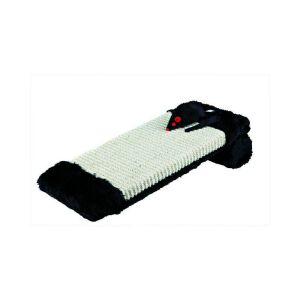 Gratar Sisal Pisici cu Jucarie - Negru - 15x35cm, cat scratching post with toy mouse - Trixie Cat Furniture