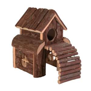 Trixie Natürliches Holzhaus für Nagetiere, 2-stöckig, 12x20x20 cm, 6203 - Viehzucht