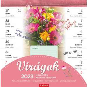 TOPTIMER Calendar, de perete, magnetic, bisăptămânal, TOPTIMER, "planificator de familie", flori (24T9000-03A)