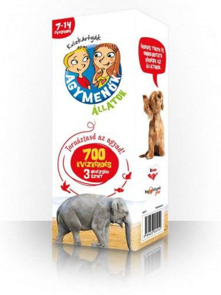 Agymenők kvízkártyák - állatok