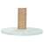 Sisal Junior scratching post, mint green, 42 cm high, 30 cm diameter, base detail